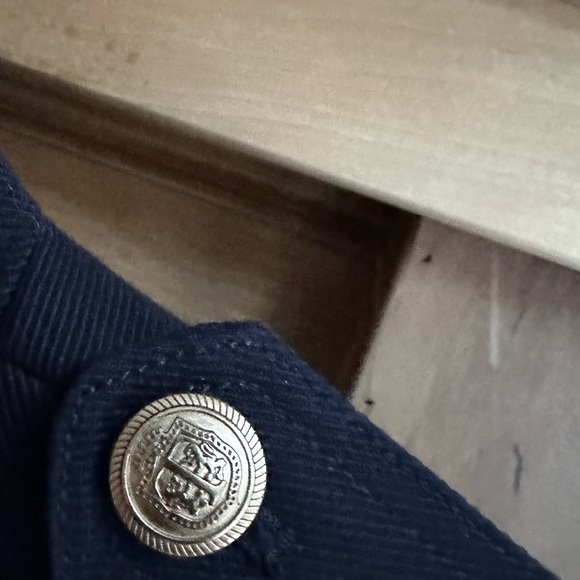 Talbots Navy Blazer with Gold Buttons size 8 EUC - Picture 4 of 5